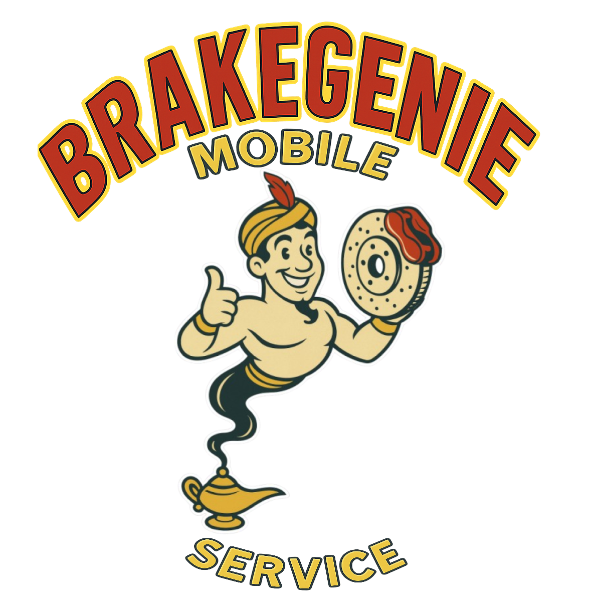 BrakeGenie Genie Character